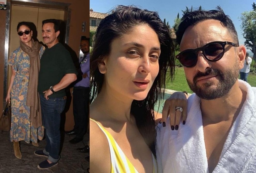 Kareena Kapoor Khan And Saif Ali Khan Look Stylish As They Step Out For