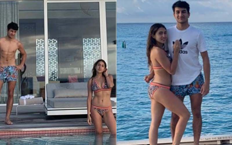 Sara Ali Khan Wishes Brother Ibrahim On His Birthday Posts A Sexy Bikini Pic With Him To Show 