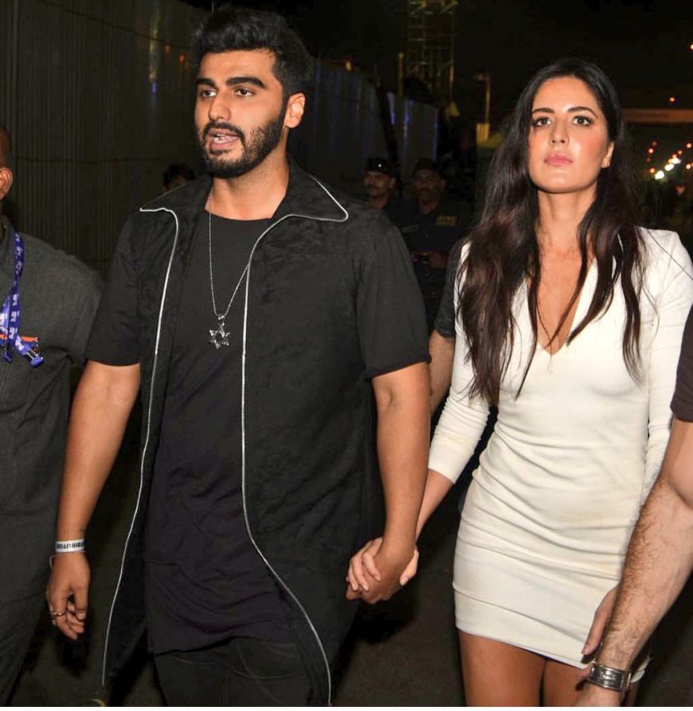 Bollywood actors arjun kapoor alongside katrina kaif