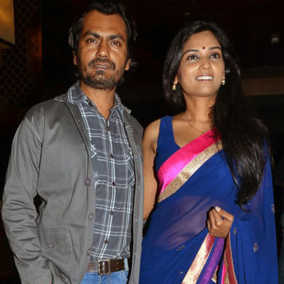 Nawazuddin siddiqui alongside Aaliya