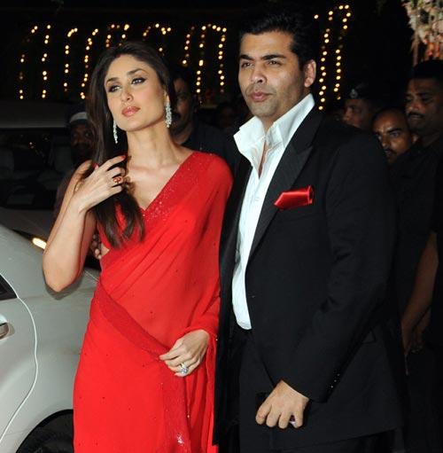 Karan Johar alongside Actress Kareena Kapoor Khan