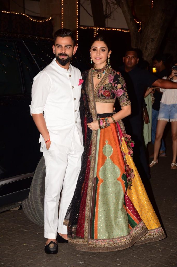 Bollywood couples Anushka Sharma, Virat Kohli.