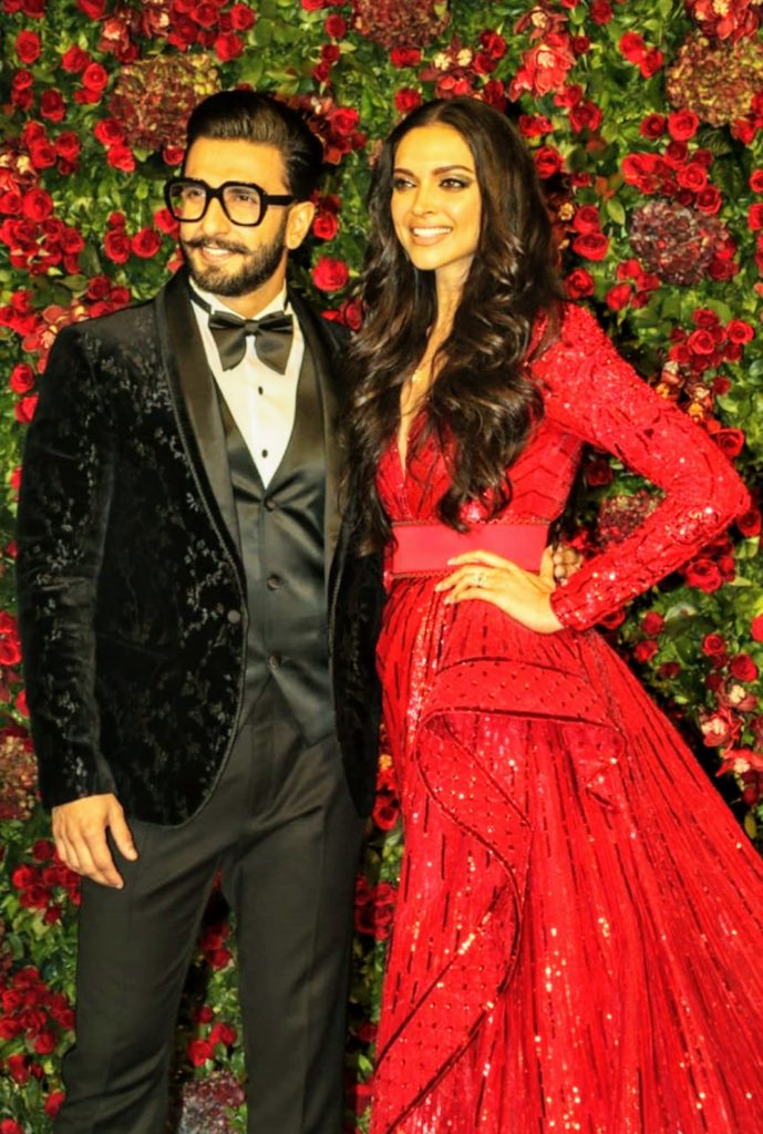 Bollywood couple Ranveer Singh Alongside wife Deepika Padukone