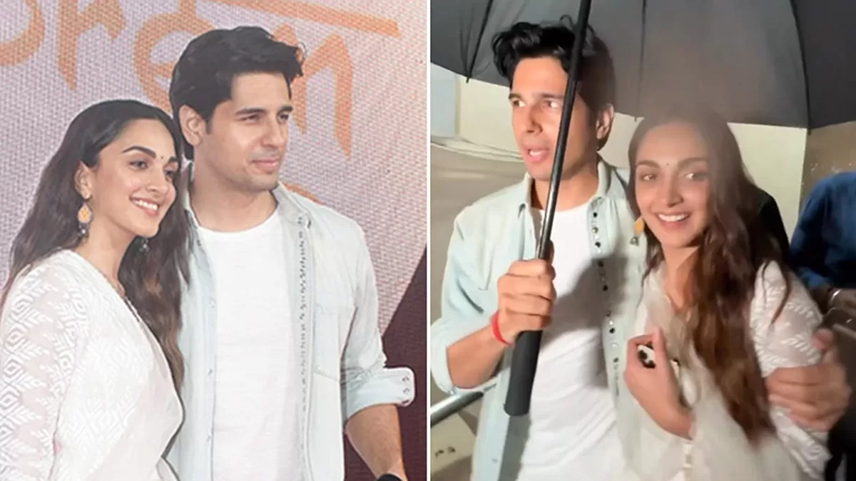 Sidharth Malhotra Hold Umbrella For Kiara Advani In Mumbai Rains; Netizens Says "Aesa Partner Hum Bhi Deserve.."