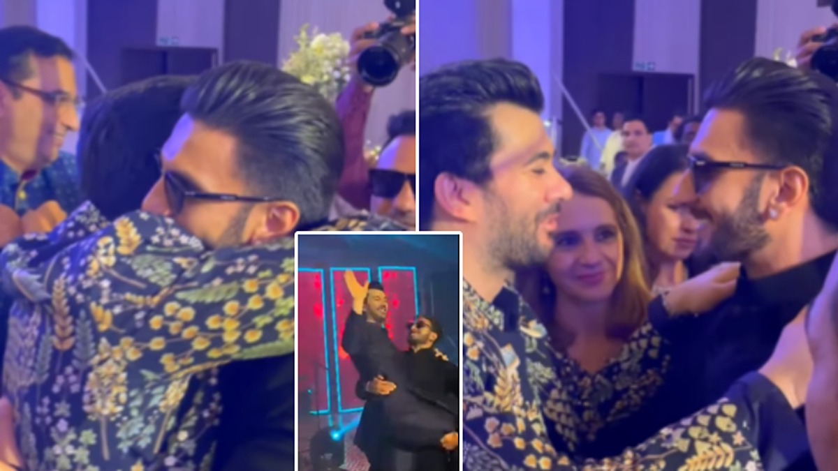 Sunny Deol Age Xx Video - A Video Of Ranveer Singh Lifting Sunny Deol's Son Karan Goes Viral From His  Wedding Festivities; Watch -