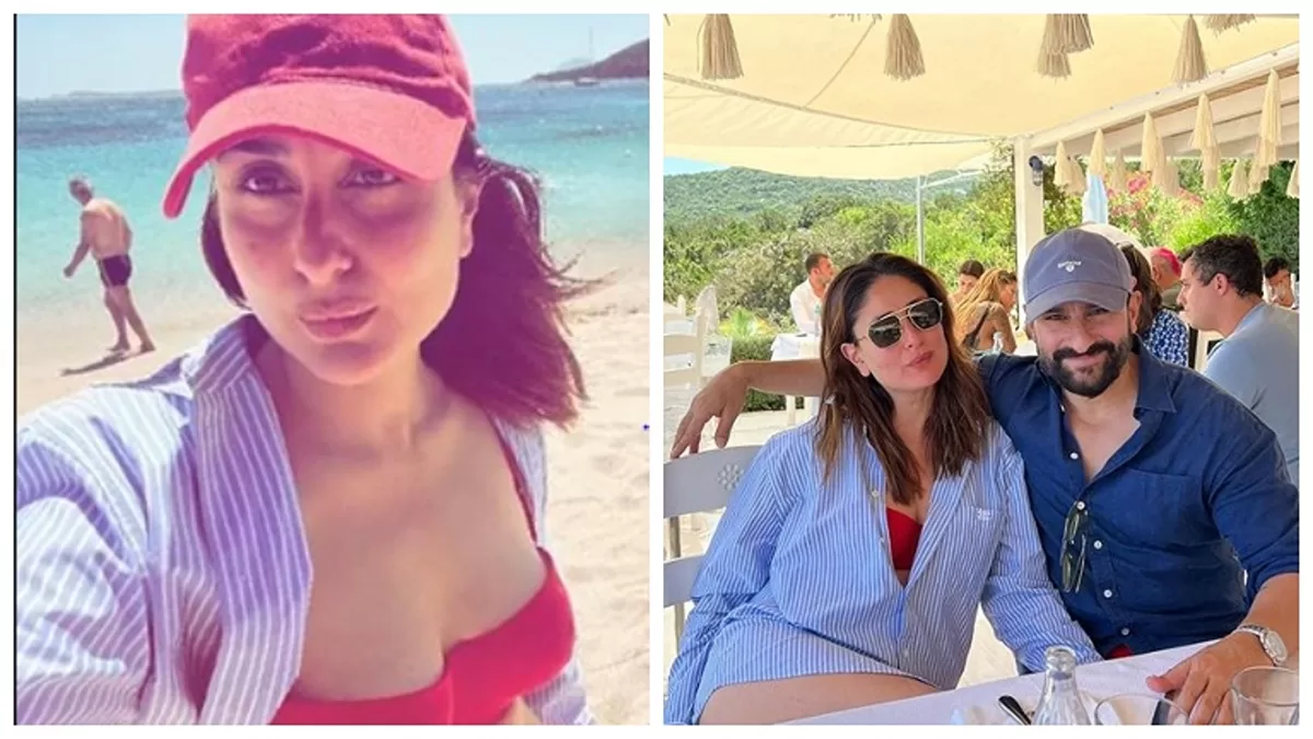 Kareena Kapoor Khan Looks Stunning In Red Bikini As She Chills With Husband Saif Ali Khan At A Beach