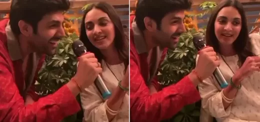 A Video Of Kartik Aryan And Kiara Advani Singing Together Goes Viral, Netizen Calls Them Cuties