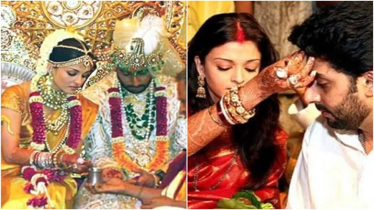 Abhishek Bachchan-Aishwarya Rai's UNSEEN Viral Wedding Pictures Resurface! Checkout Their Journey From Mehendi To Ghudchadi