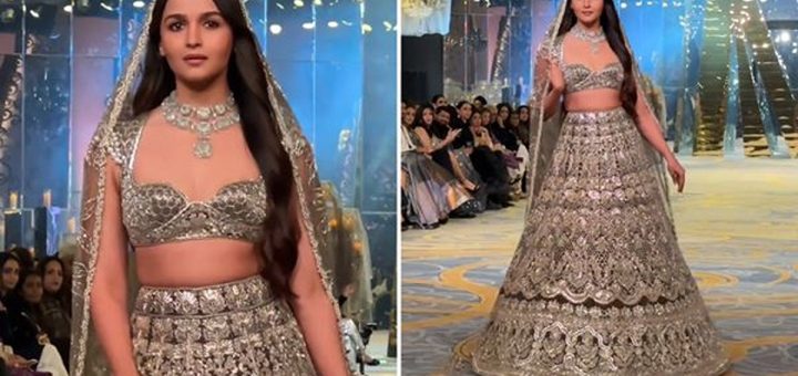 Alia Bhatt's 'UNCOMFORTABLE' Ramp Walk In Heavy Lehengha At Manish Malhotra's Show Goes Viral; Watch