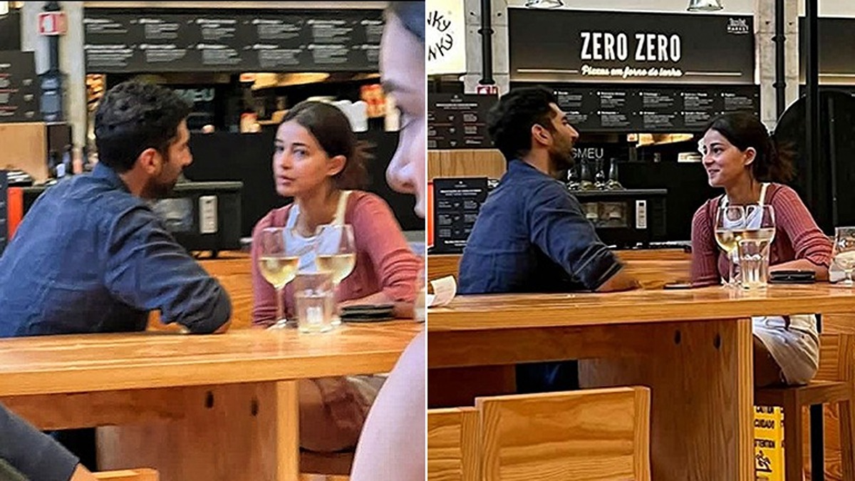 Ananya Panday And Aditya Roy Kapur's NEW Photos Gets LEAKED From Lisbon; Actors Seen Chatting