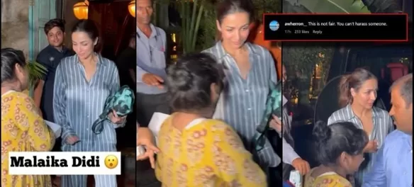 Malaika Arora Gets Badly Mobbed By Underprivileged People On Streets, Actress Kept Smiling; Watch Video