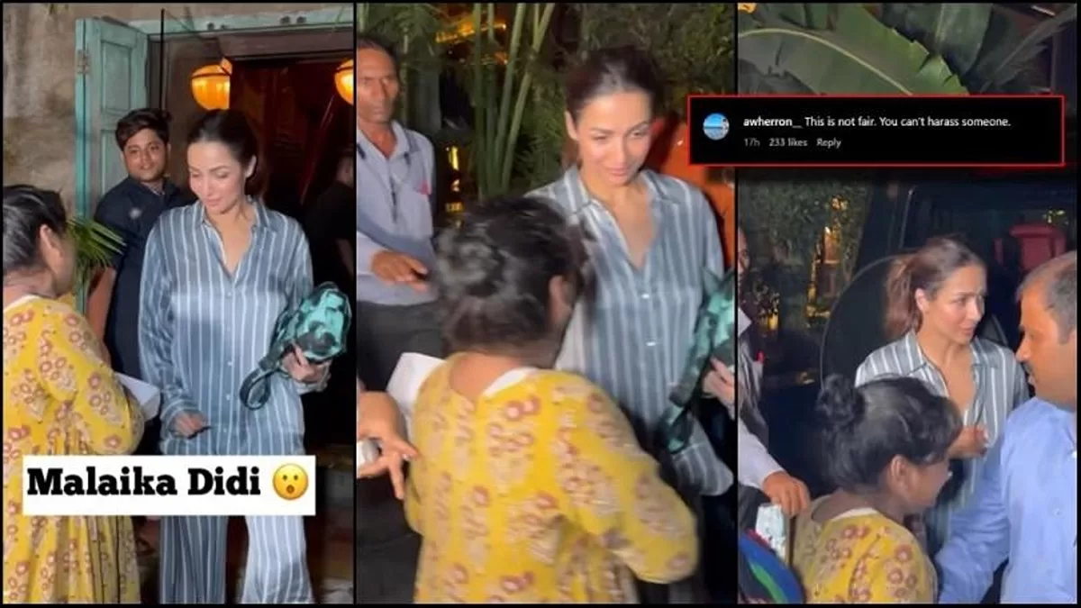 Malaika Arora Gets Badly Mobbed By Underprivileged People On Streets, Actress Kept Smiling; Watch Video
