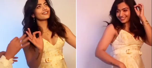 Rashmika Mandanna Shows Vicky Kaushal's Moves In Her Vanity Van, Shares A BTS Video From Her Busy Day