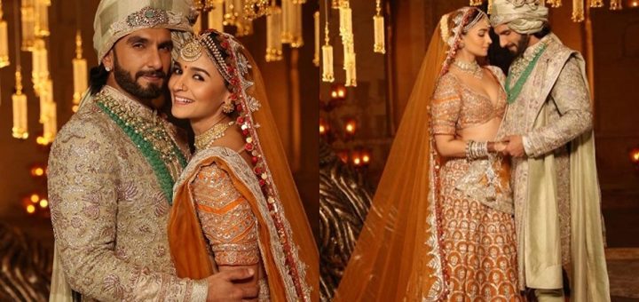Making Partners Jealous Ranveer Singh And Alia Bhatt's On Screen Wedding Photoshoot Receives Mixed Reactions
