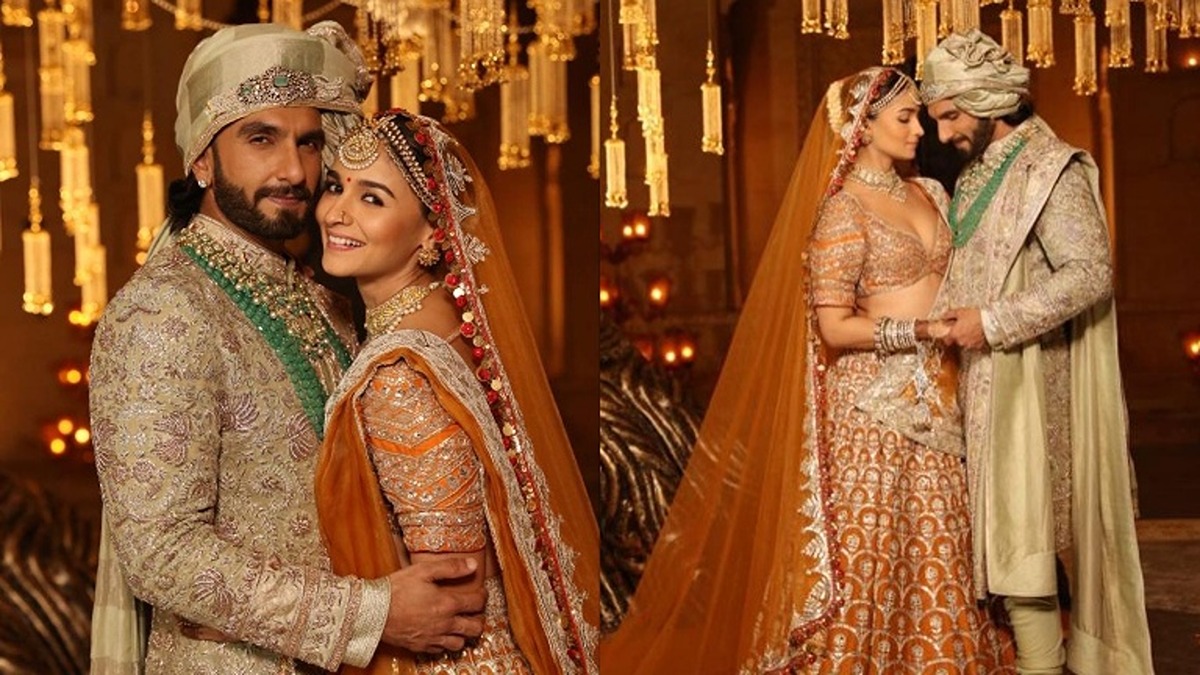 Making Partners Jealous Ranveer Singh And Alia Bhatt's On Screen Wedding Photoshoot Receives Mixed Reactions