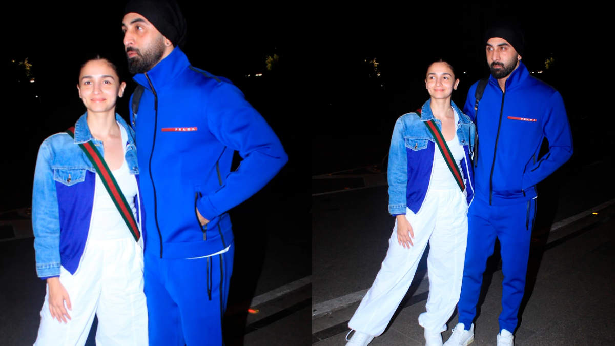 They Look Sad Netizens Says After Alia Bhatt And Ranbir Kapoor Spotted At Airport Twinning In Blue Outfit