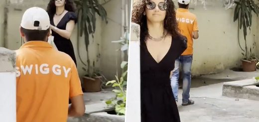 Swiggy Guy 'Ignores' And Walks Past Taapsee Pannu, Netizens Say 'Give Him an Award' Swiggy Guy 'Ignores' And Walks Past Taapsee Pannu, Netizens Say 'Give Him an Award'